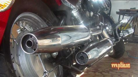 Yamaha Dragstar Exhaust Modification No Rejet Youtube