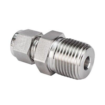 Fitok Stainless Steel Tube Fitting Male Connector Tube Od X