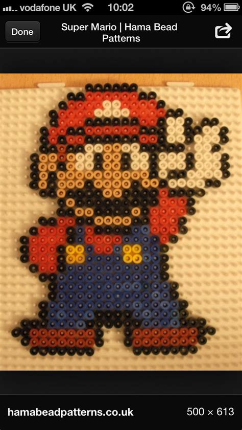 Super Mario Hama Beads Hama Beads Design Hama Beads Patterns Hama