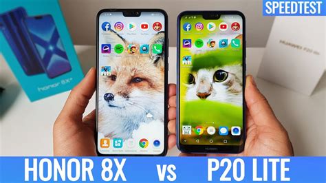 Speed Test Honor 8X Vs Huawei P20 Lite Cual Es Mas Rapido YouTube