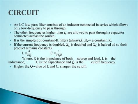 Types of filters | PPT