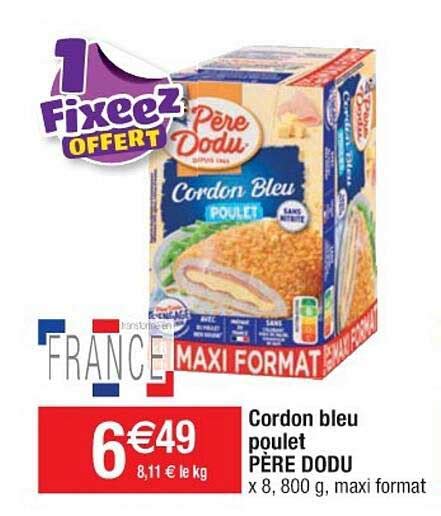 Promo Cordon Bleu Poulet Père Dodu chez Cora iCatalogue fr