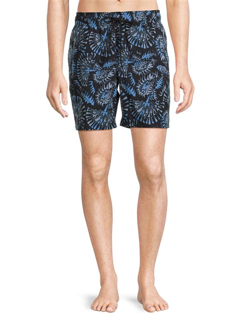 George Mens And Big Mens Novelty Swim Trunks With Upf 50 7 Inseam Sizes S 3xl