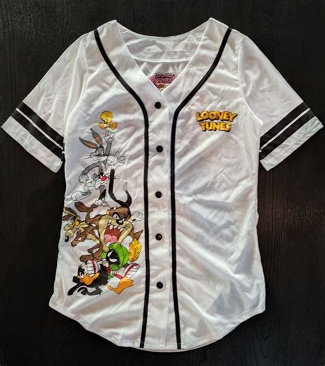 Looney Tunes Baseball Jersey Women S Fashion Women S Clothes Tops On