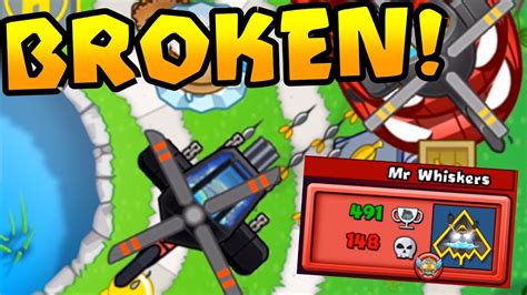 The Heli Pilot Is Still Broken Powers Op Bloons Td Battles Youtube