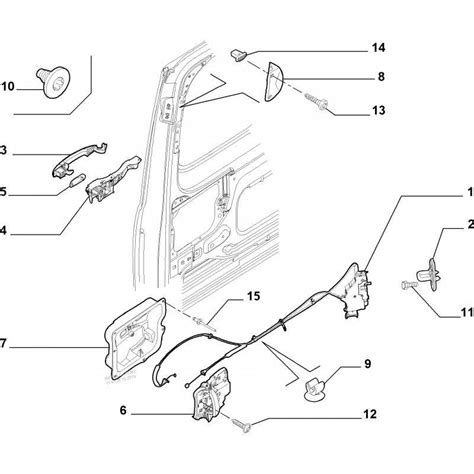 Mecanisme De Porte Laterale Droite Coulissante De Citroen Jumpy Peugeot