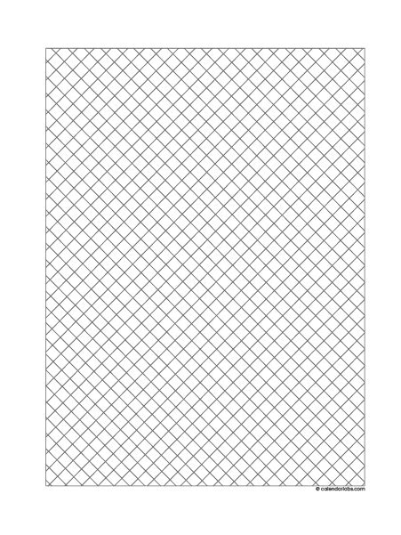 45 Degree Diamond Grid Printable Paper A4 Free Printable Templates