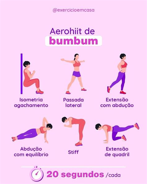 Exercício em Casa on Instagram Rotinas de treino semanais Rotinas de