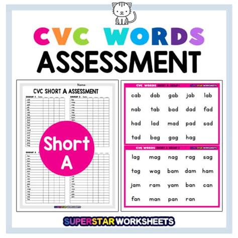 Phonics Assessment - Superstar Worksheets