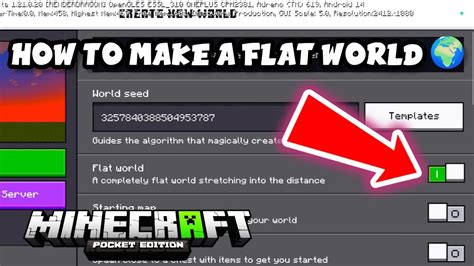 HOW TO MAKE A FLAT WORLD IN MINECRAFT CGDEVMC YouTube