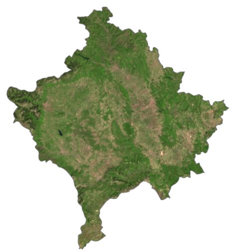 Kosovo Map Cities And Roads Gis Geography