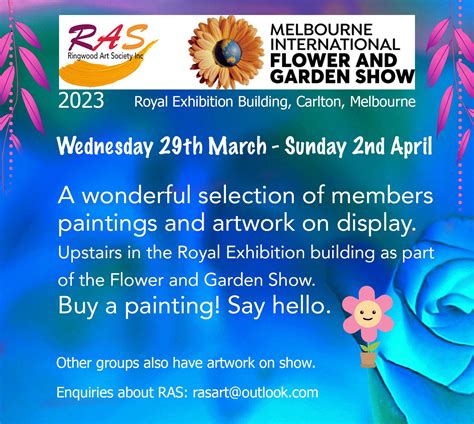 Melbourne International Flower And Garden Show Ringwood Art Society Inc