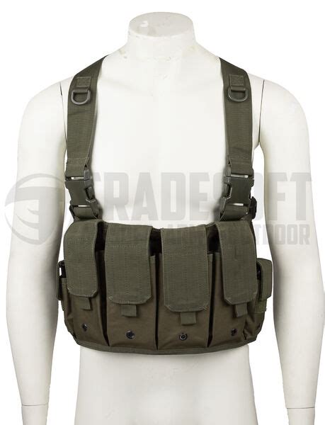 Mil Tec Mag Carrier Chest Rig Od Tradesoft Fi Airsoft Army