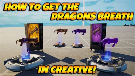 How To Get The New Dragons Breath Shotgun In Fortnite Creative Youtube