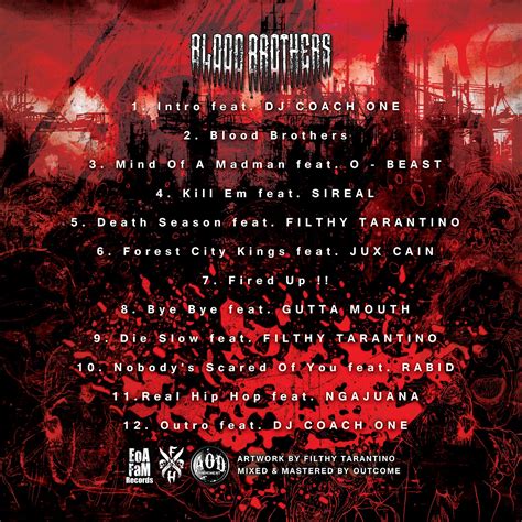 Underground Hardcore Rap Iron Menace Outcome Blood Brothers 2012