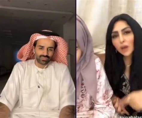 شاهد زينب العسكري تظهر في بث مباشر مع سعود القحطاني وتكشف سر حفاظها