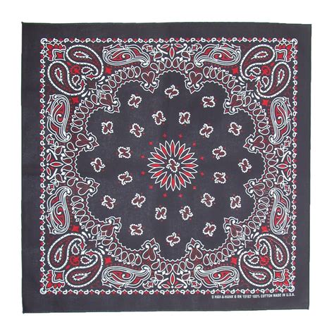 Ctm® Multi Color Paisley Bandana Cotton Bandanas Bandana Paisley