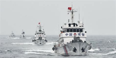 海警驱离入我国领海船只 中国海警船依法开展现场执法军事频道中华网