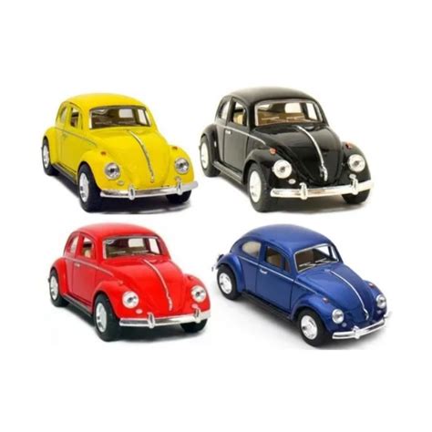 Carrinho De Ferro Fusca Cl Ssico Miniatura Cole O Shopee Brasil