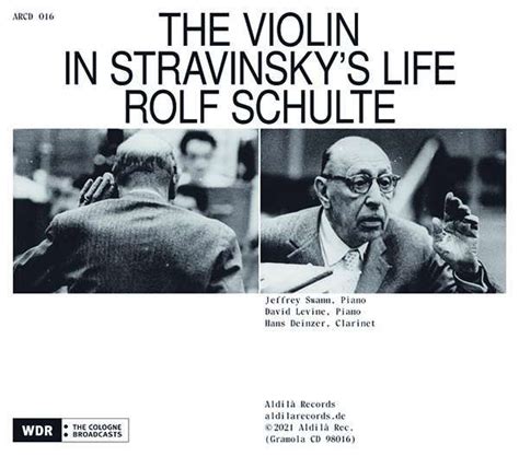 Igor Strawinsky Werke für Violine Klavier The Violin in