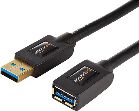 Amazon Basics Lot De Rallonges De C Ble Usb Connecteurs M Le A