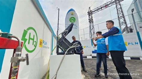 PLN Mulai Operasikan Stasiun Pengisian Bahan Bakar Hidrogen Pertama Di