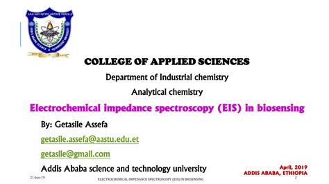 Electrochemical Impedance Spectroscopy EIS PPT