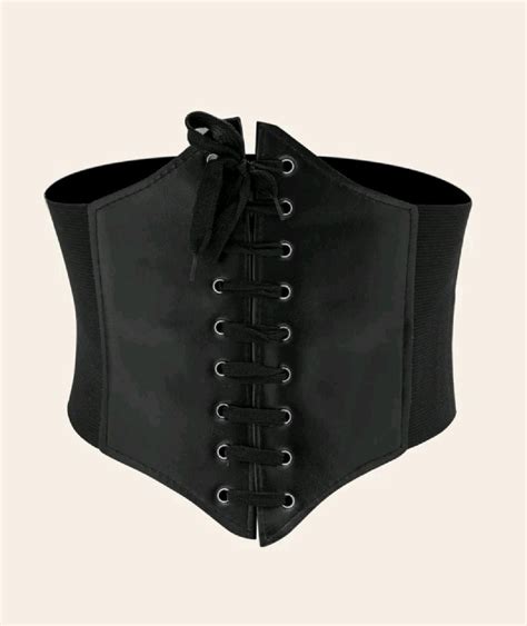 Corset Preto Cinto Feminino Nunca Usado 79188909 Enjoei