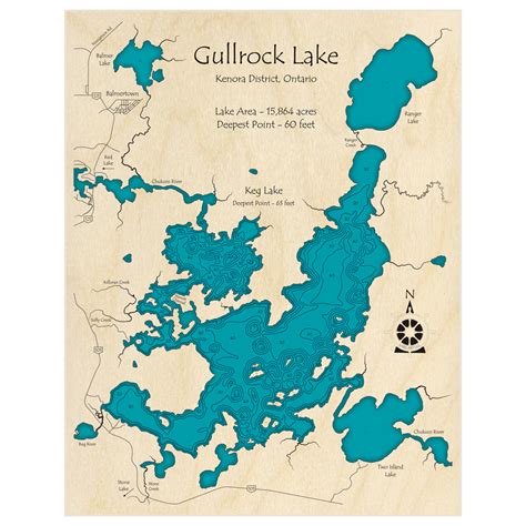 Gullrock Lake W Keg Lake Custom Laser Cut Art Lake Art Llc