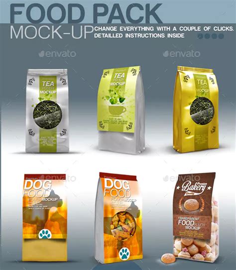 Food Packaging Mockups Free Premium PSD Designs | Templateupdates