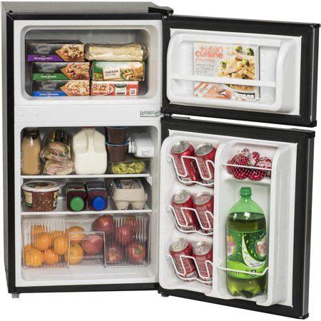 Arctic King Cu Ft Two Door Compact Refrigerator With Freezer Black