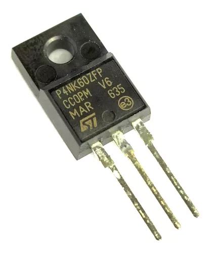 P4nk60zfp Stp4nk60zfp Mosfet N 60v 4a To220fp MercadoLibre