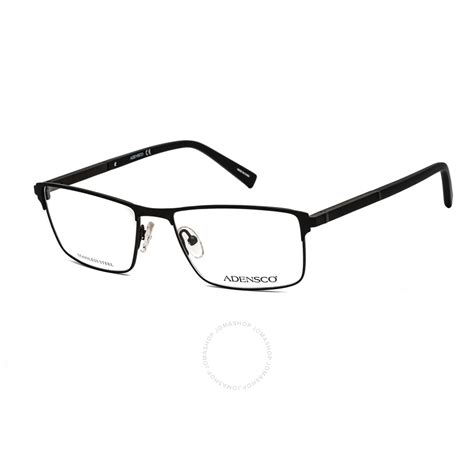 Adensco Men S Black Rectangular Eyeglass Frames Ad1210rzz00054 716736138664 Eyeglasses Jomashop