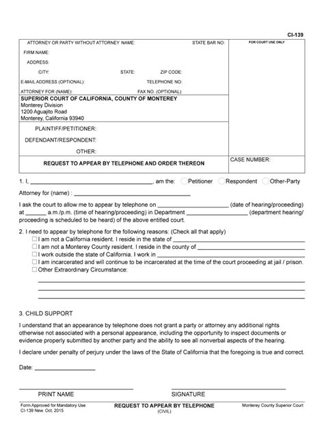 Monterey County Superior Court Forms - CountyForms.com