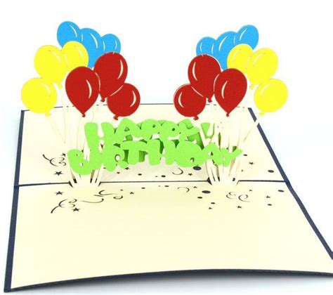 Balloons-Happy Birthday – Henry Pop-Up Cards