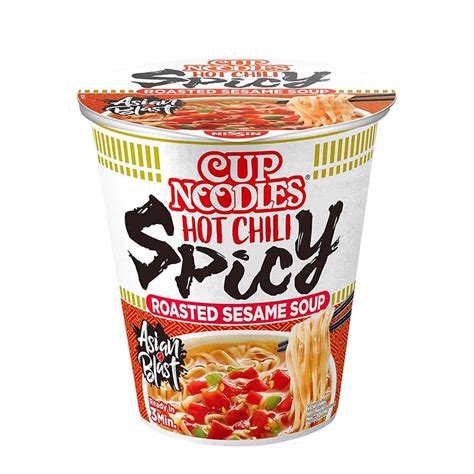 Nissin Nudelkopp Hot Chili Rostad Sesam Drakfrukt Se