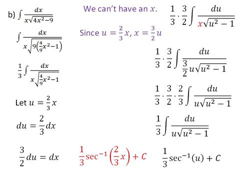 Antidifferentiation By Substitution Objective Swbat Compute