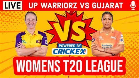 Live UP Warriorz Vs Gujarat Giants 3rd T20 Last 8 Overs Live