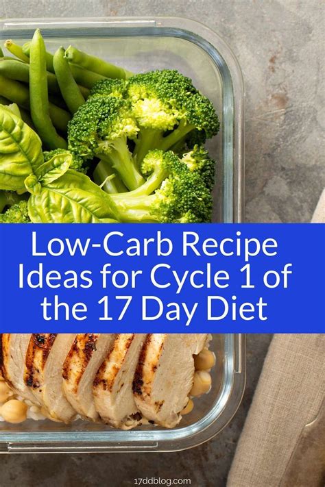 Low Carb Recipe Ideas For Cycle 1 Of The 17 Day Diet 17 Day Diet Best Diet Foods Healthy