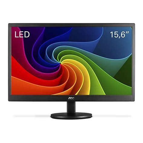 Monitor De Led Aoc 15 6 Preto Novo GAMES ELETRONICOS