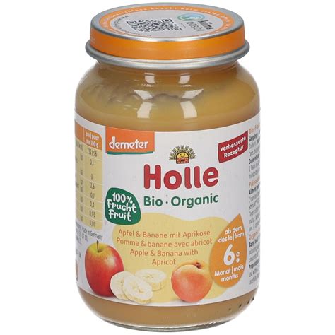 Holle Apfel Banane Mit Aprikose Ab Dem 6 Monat 190 G Shop Apotheke