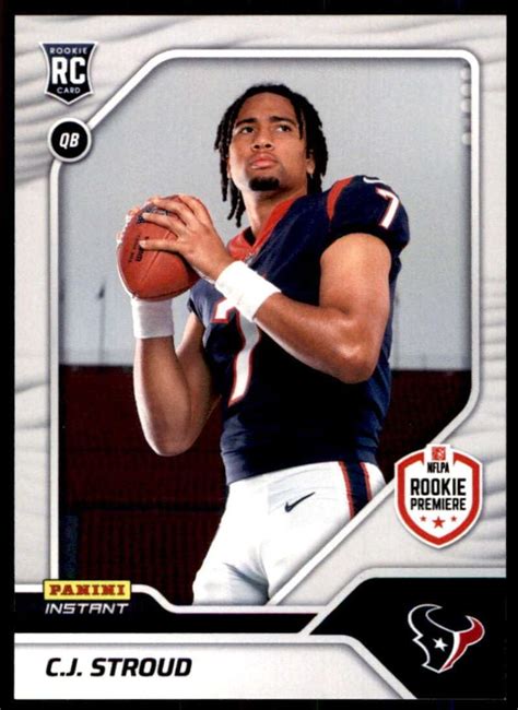 Football Nfl 2023 Panini Instant Rps First Look 42 Cj Stroud Texans