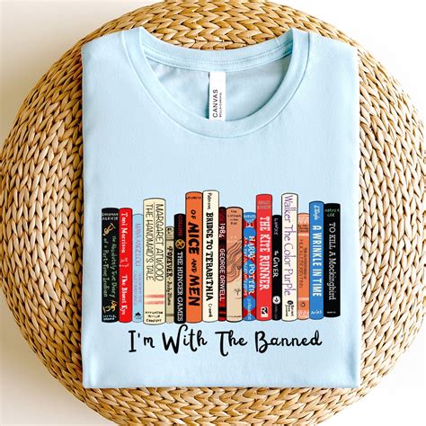 Im With The Banned Shirt Banned Books Tee Reading Etsy