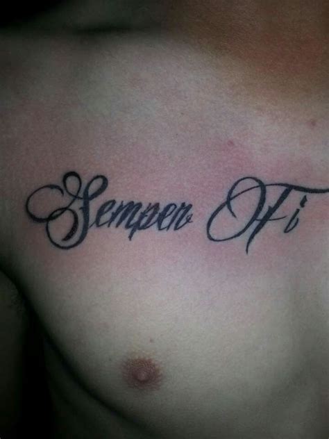 Semper Fi tattoo By Nikki at Finest of Lines Tattoo Company | Line ...