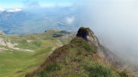 R Ckblick Vom Hauptgipfel Zum Vorgipfel Fotos Hikr Org