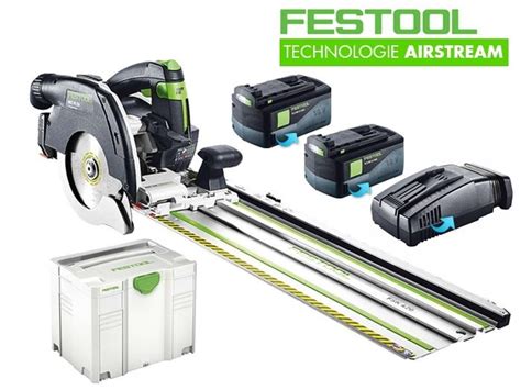 Scie Circulaire Sans Fil HKC 55 Li 5 2 EB Set FSK420 Festool Outillage