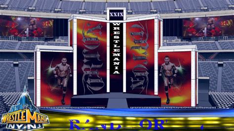 Wrestlemania 29 Stage Concept And Entrance Randy Orton Youtube