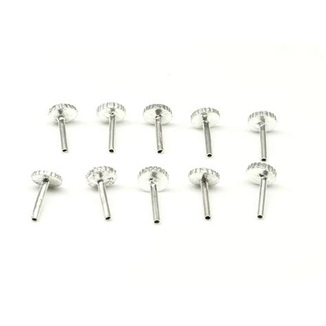 10pc Silver Plated Back Pins Push Pin For Women Karizma Jewels