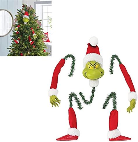 Christmas Tree Decorations Grinch Elf Head Grinch Elf Headarmleg For Christmas Tree Stole