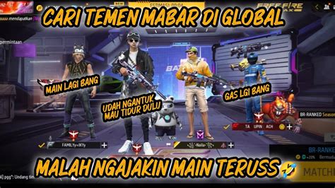 RANDOM MATCH RANKED CARI TEMEN DI GLOBAL GARENA FREE FIRE INDONESIA